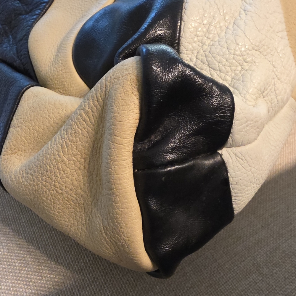 AUTHENTIC PRADA MIU MIU VINTAGE GRANDE SWIRL LEATHER SATCHEL PURSE HANDBAG - Picture 9 of 16